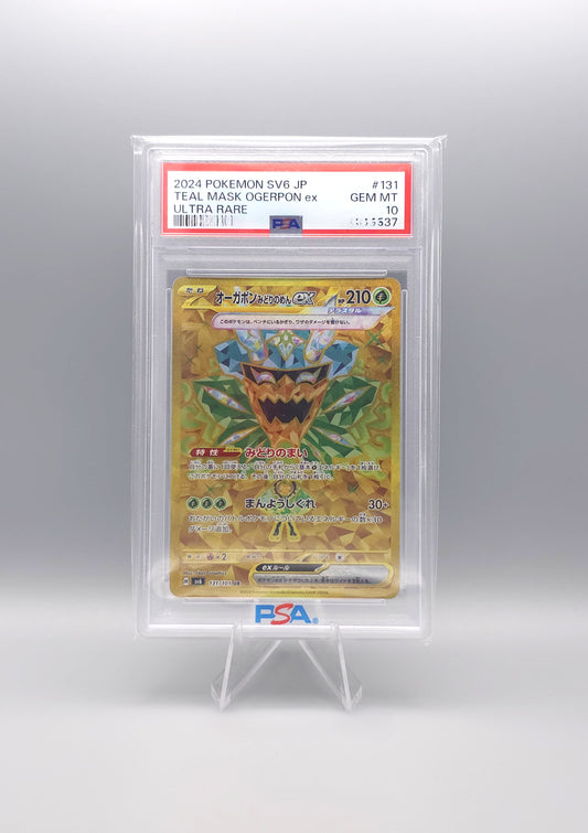 Pokemon Mask of Change | Teal Mask Ogerpon ex | sv6 131 UR | PSA10 | Japanisch