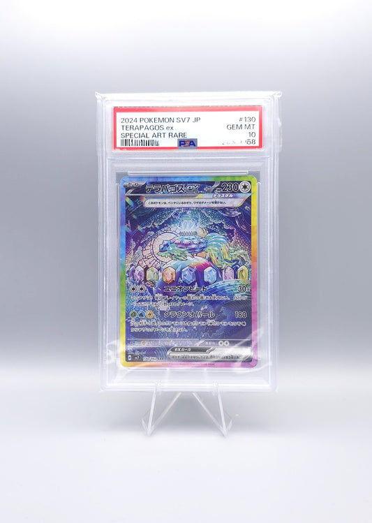Pokemon Stellar Miracle: Terapagos ex | sv7 130 SAR | PSA10 | Japanisch