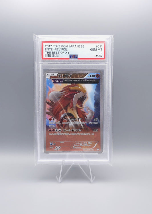 Pokemon The Best of XY | Entei | BXY 011 | PSA10 | Japanisch
