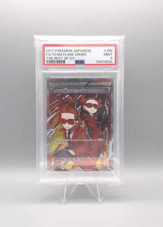 Pokemon The Best of XY | Team Flare Grunt | BXY 186 | PSA9 | Japanisch