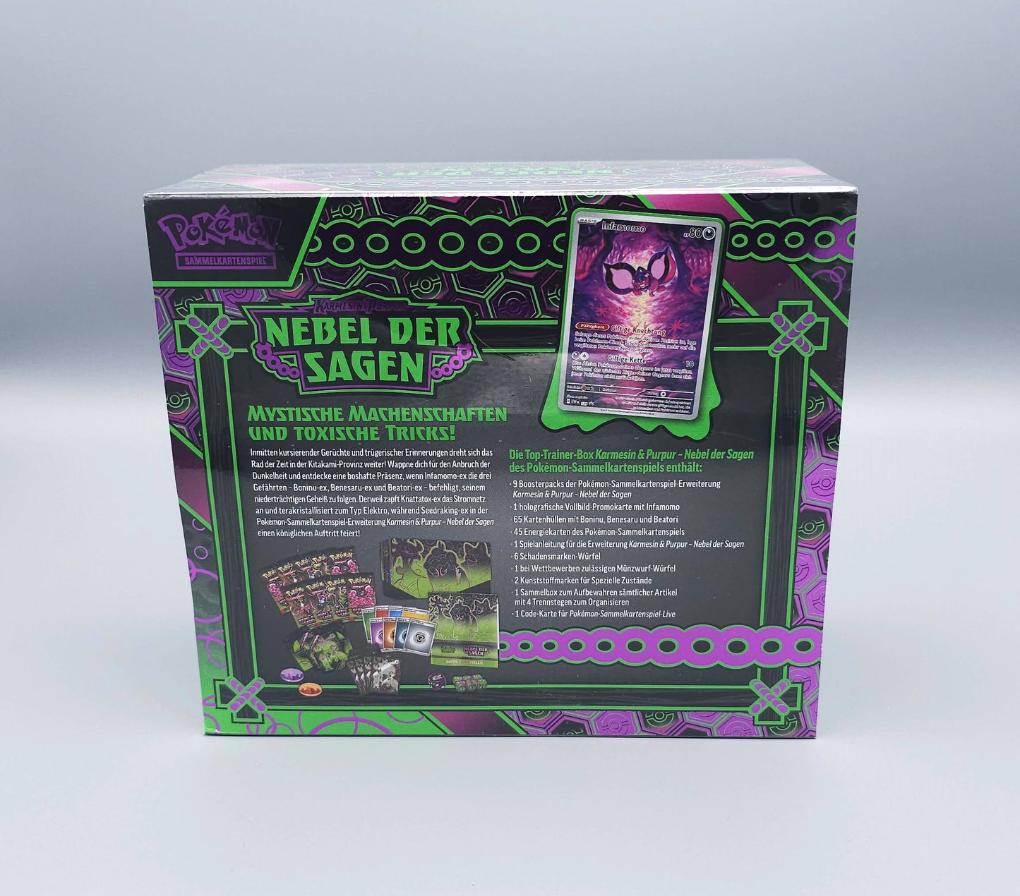 Pokémon KP06.5 Karmesin & Purpur: Nebel der Sagen | Top-Trainer-Box | Deutsch