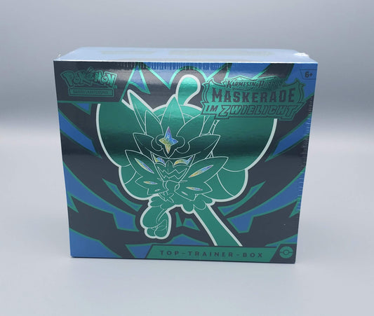 Pokemon KP06 Karmesin & Purpur: Maskerade im Zwielicht | Top-Trainer-Box | Deutsch