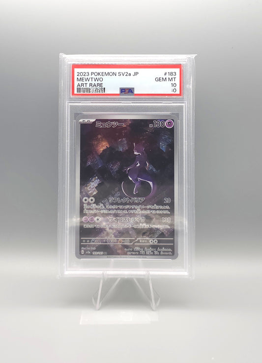 Pokemon Scarlet & Violet: Pokémon Card 151 | Mewtwo | sv2a 183 | PSA10 | Japanisch