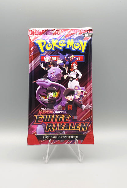 Pokemon KP10 Karmesin & Purpur: Ewige Rivalen | 1x Booster Pack | Deutsch