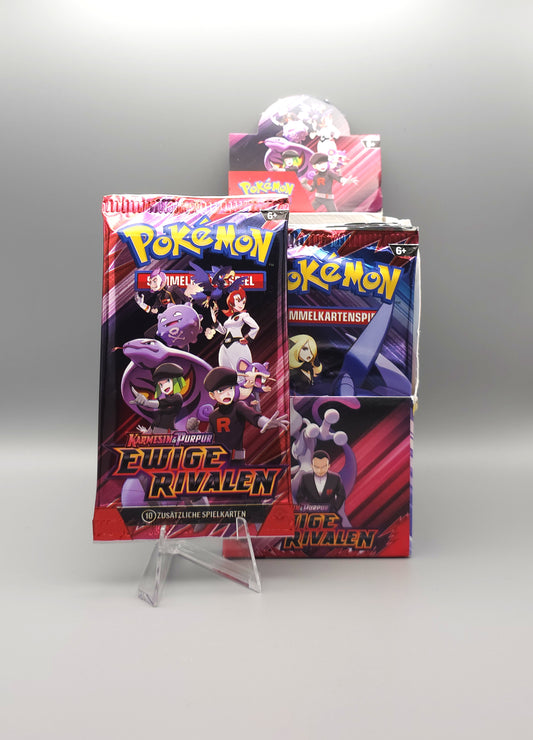 Pokemon KP10 Karmesin & Purpur: Ewige Rivalen | 1x Booster Pack | Deutsch