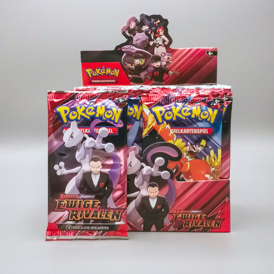Pokemon KP10 Karmesin & Purpur: Ewige Rivalen | 1x Booster Pack | Deutsch