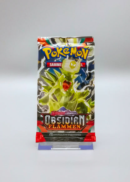 Pokemon Karmesin & Purpur: Obsidianflammen (KP03) | 1x Booster Pack | Deutsch