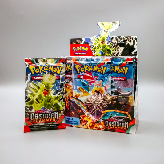 Pokemon Karmesin & Purpur: Obsidianflammen (KP03) | 1x Booster Pack | Deutsch