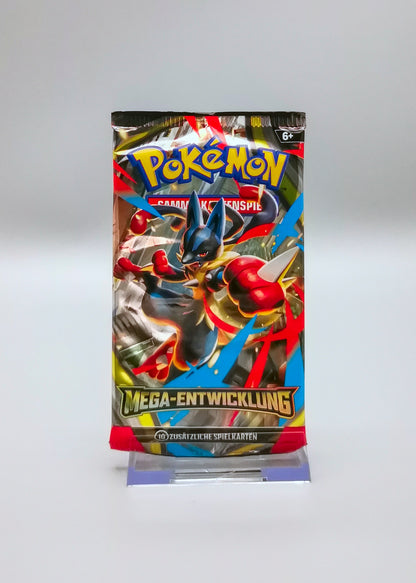 Pokemon ME01 MEGA-Entwicklung | 1x Booster Pack | Deutsch *differenzbesteuert*