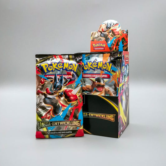Pokemon ME01 MEGA-Entwicklung | 1x Booster Pack | Deutsch *differenzbesteuert*