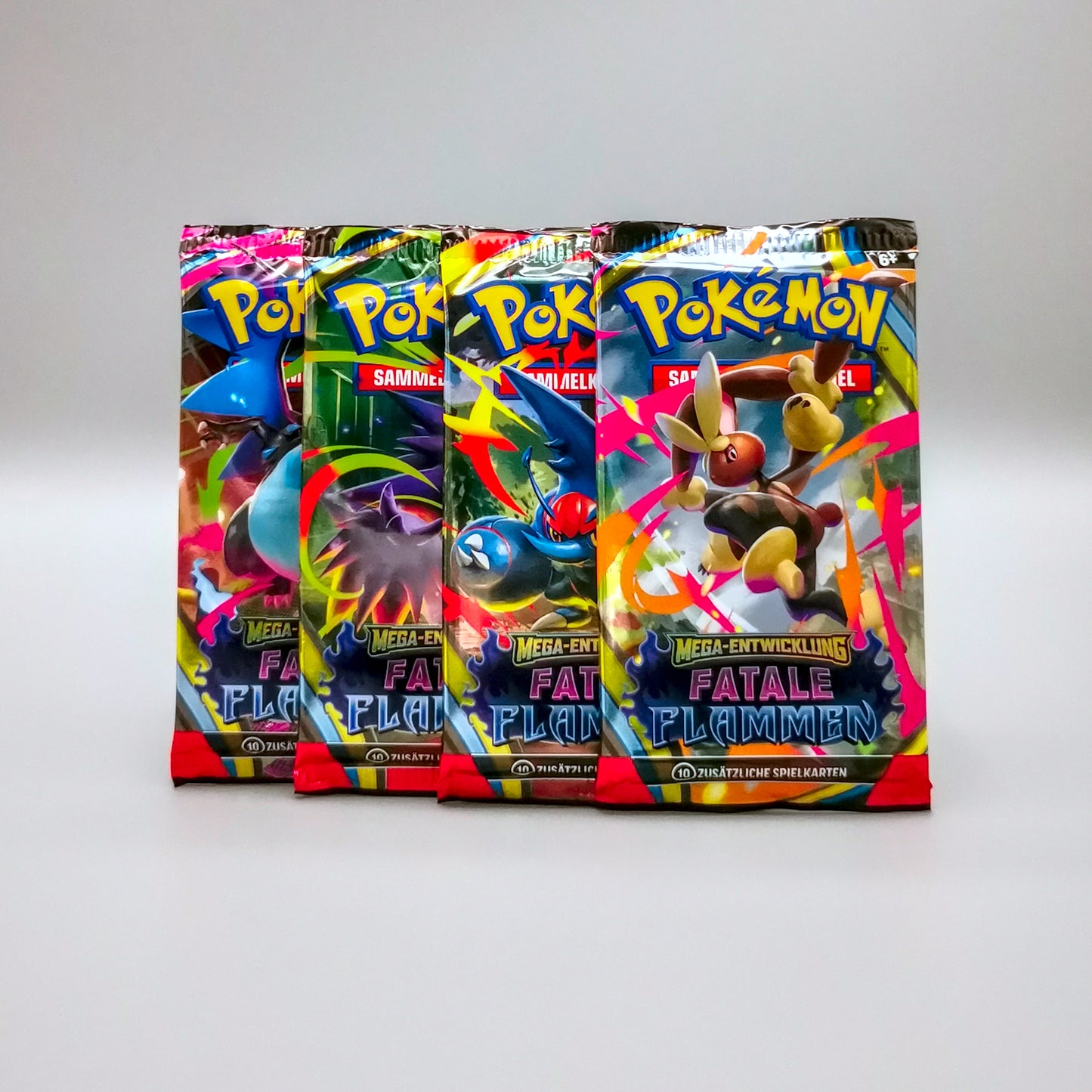 *diff* Pokemon ME02 MEGA-Entwicklung: Fatale Flammen | 1x Booster Pack | Deutsch