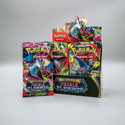 *diff* Pokemon ME02 MEGA-Entwicklung: Fatale Flammen | 1x Booster Pack | Deutsch