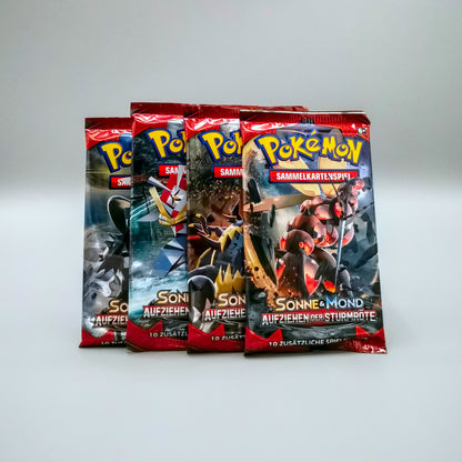 Pokemon SM4 Sonne & Mond: Aufziehen der Sturmröte | 1x Booster Pack | Deutsch