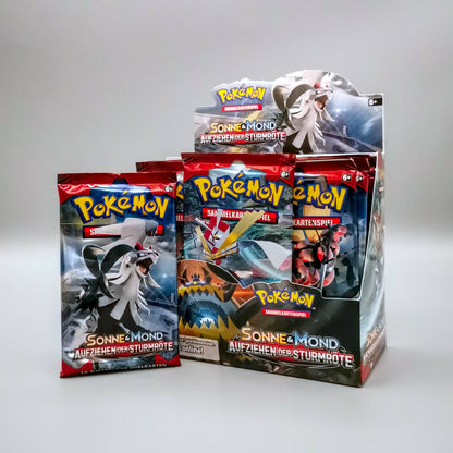 Pokemon SM4 Sonne & Mond: Aufziehen der Sturmröte | 1x Booster Pack | Deutsch