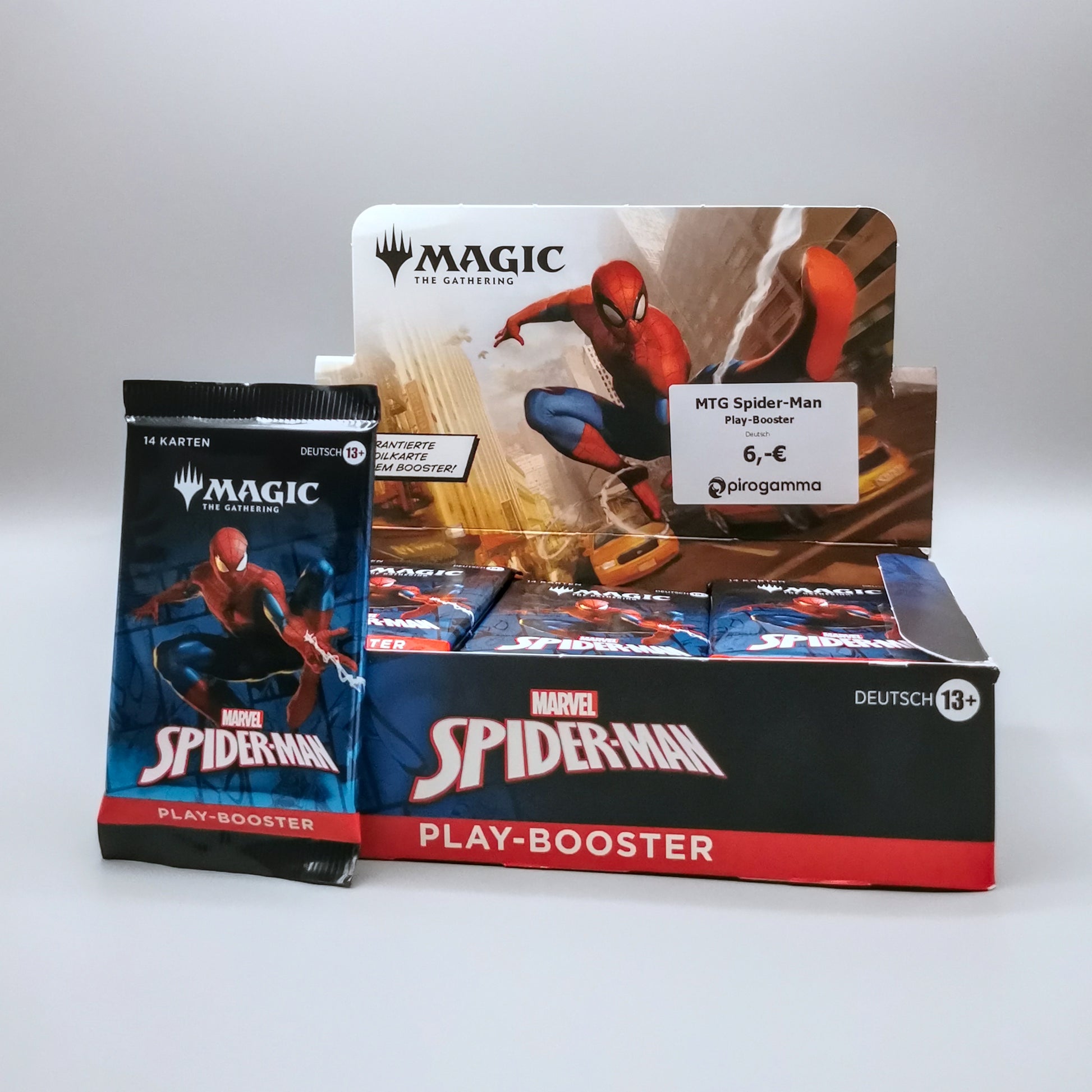 Magic Spiderman Display-Ansicht