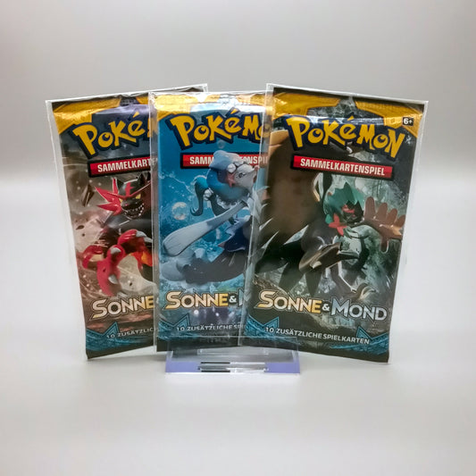 *diff* Pokemon SM1 Sonne & Mond: Base Set | 1x Booster Pack | Deutsch