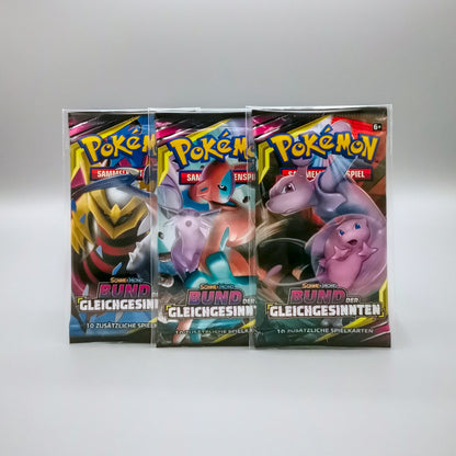 *diff* Pokemon SM11 Sonne & Mond: Bund der Gleichgesinnten | 1x Booster Pack | Deutsch