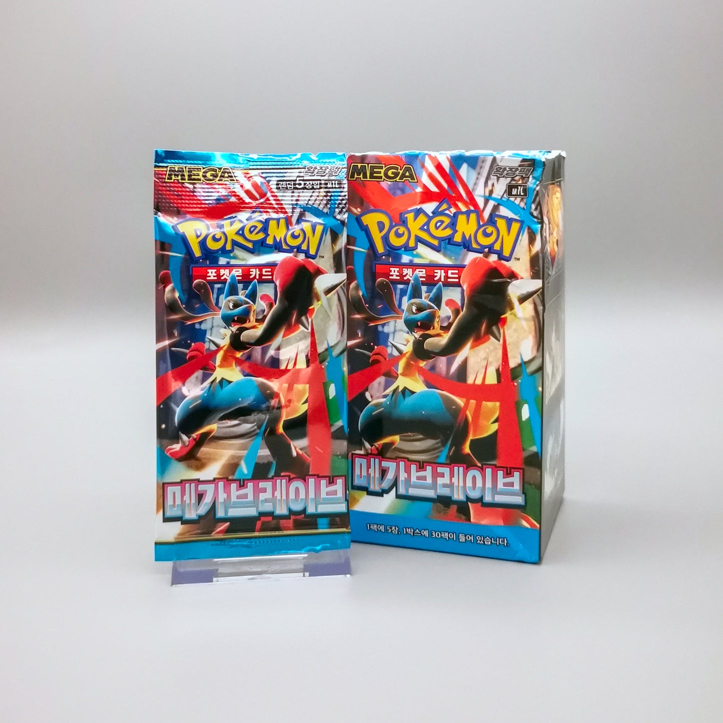 Pokemon M1L MEGA Brave | 1x Booster Pack | Koreanisch