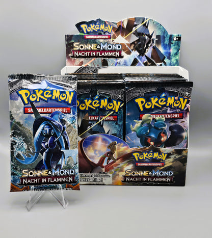 Pokemon SM3 Sonne & Mond: Nacht in Flammen | Booster Pack | Deutsch