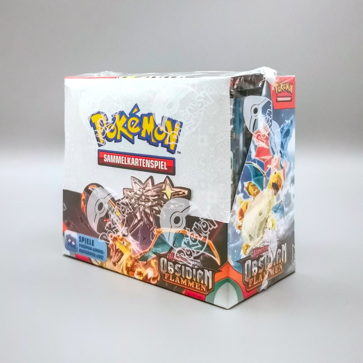 Pokemon KP03 Karmesin & Purpur: Obsidianflammen | 36 Booster Pack Display | Deutsch