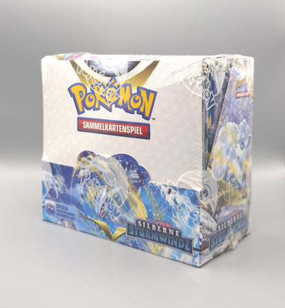 Pokemon Schwert & Schild: Silberne Sturmwinde SWSH12 | 36 Booster Pack Display | Deutsch
