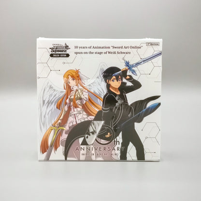 Weiss Schwarz - Animation Sword Art Online 10th Anniversary (1st Edition) | 16 Booster Pack Display | Englisch