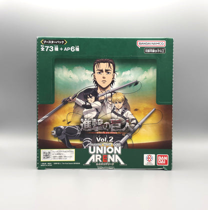 Union Arena - Attack on Titan Vol. 2 (EX10BT) | 16 Booster Pack Display | Japanisch