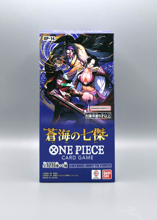 One Piece: The Azure Sea's Seven | OP14-JP | 24 Booster Pack Display | Japanisch