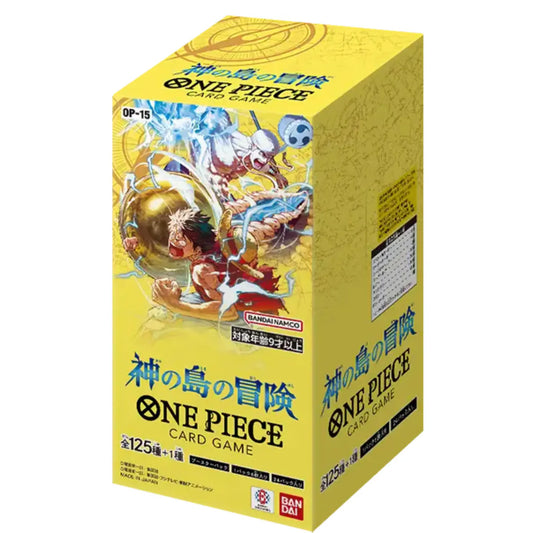 One Piece: Adventure on Kami's Island | OP15-JP | 24 Booster Pack Display | Japanisch