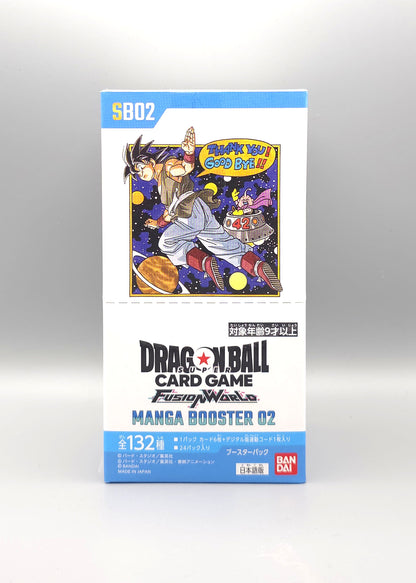 Dragon Ball Super SB02-JP Manga Booster 02 | 24 Booster Pack Display | Japanisch