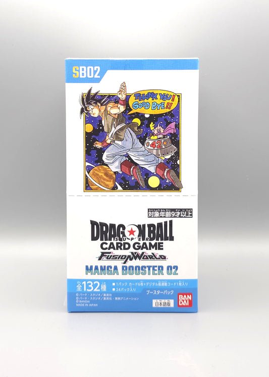 Dragon Ball Super SB02-JP Manga Booster 02 | 24 Booster Pack Display | Japanisch