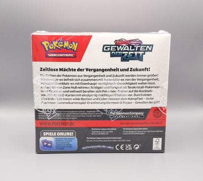 Pokemon KP05 Karmesin & Purpur: Gewalten der Zeit | 36 Booster Pack Display | Deutsch