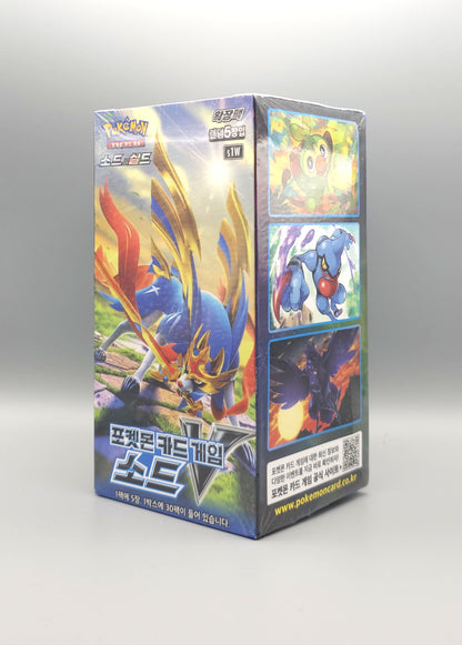 Pokemon Sword & Shield: Sword s1W | 30 Booster Pack Display | Koreanisch