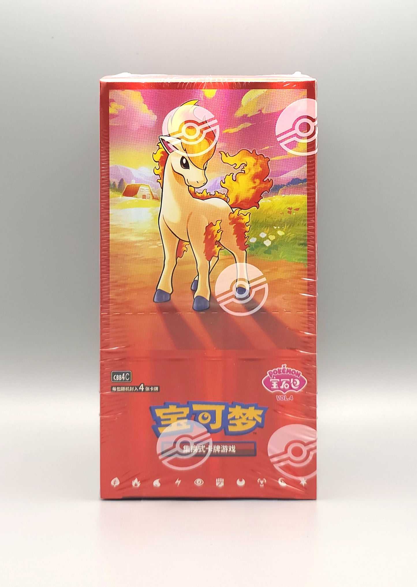 Pokemon Gem Pack Vol. 4 (CBB4C) | 18 Booster Pack Display | Simplified Chinese