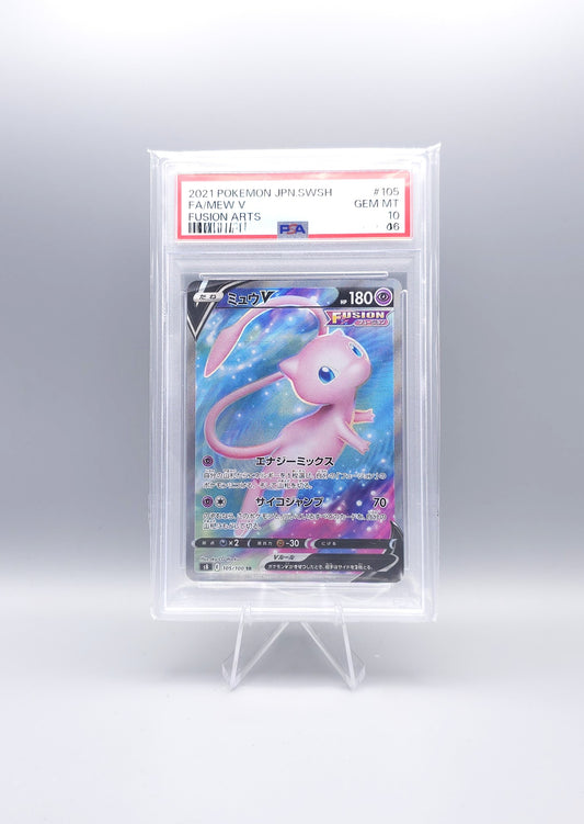 Pokemon Fusion Arts: Mew V | s8 105 SR | PSA10 | Japanisch