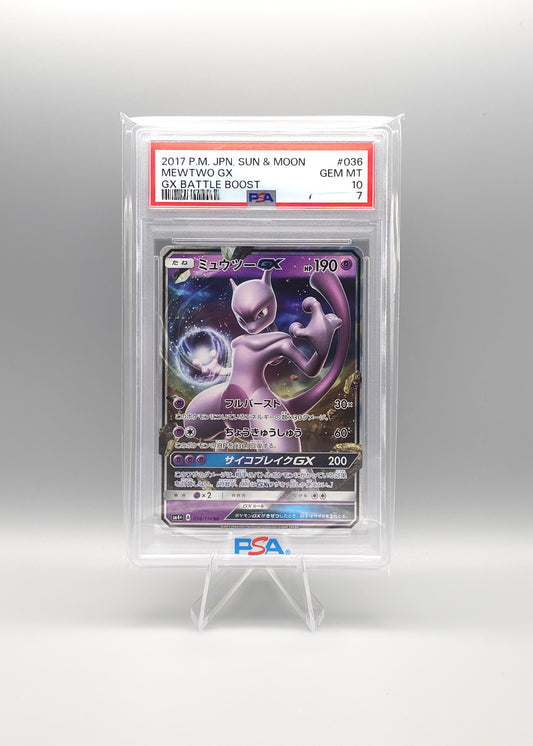 Pokemon GX Battle Boost | Mewtwo GX | SM4+ 036 | PSA10 | Japanisch