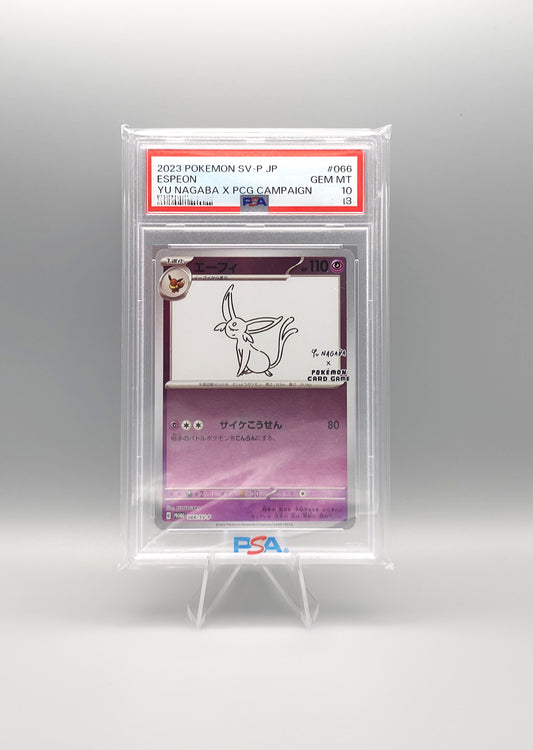 Yu Nagaba x Pokemon Promo | Espeon SV-P 066 | PSA10 | Japanisch