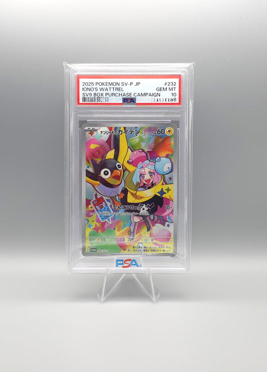 Pokemon Scarlet & Violet Promo | Iono's Wattrel | SV-P 232 | PSA10 | Japanisch